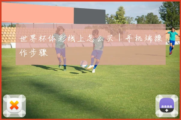 世界杯体彩线上怎么买｜手机端操作步骤