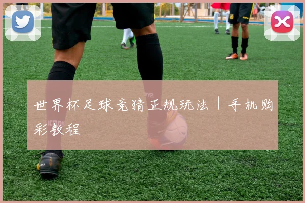 世界杯足球竞猜正规玩法｜手机购彩教程